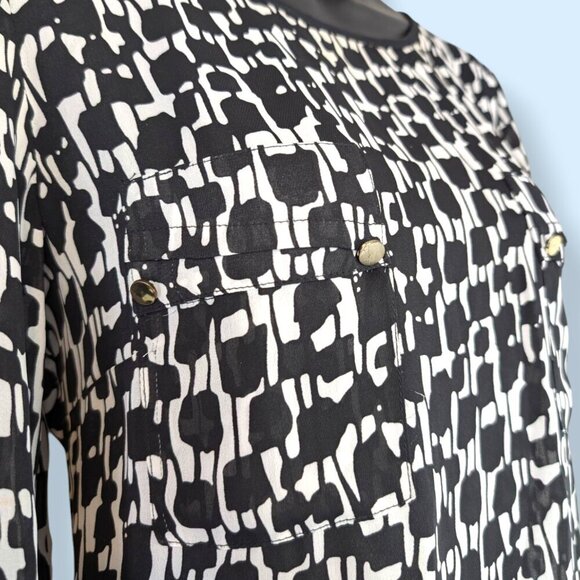 Vintage Cynthia Rowley Sheer Blouse - Picture 4 of 8